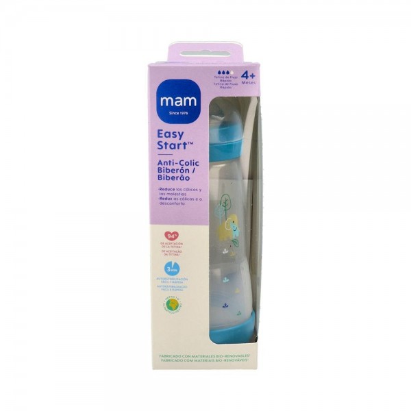 Biberon Mam Anti-Colic 320Ml Matt - Azul