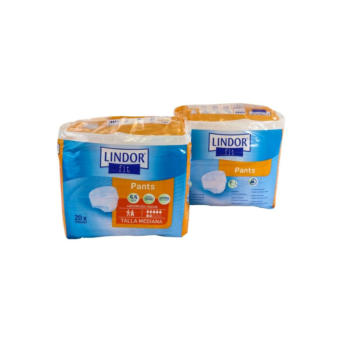 Pañal Inco Lindor Fit Pants Noche Med 80 U