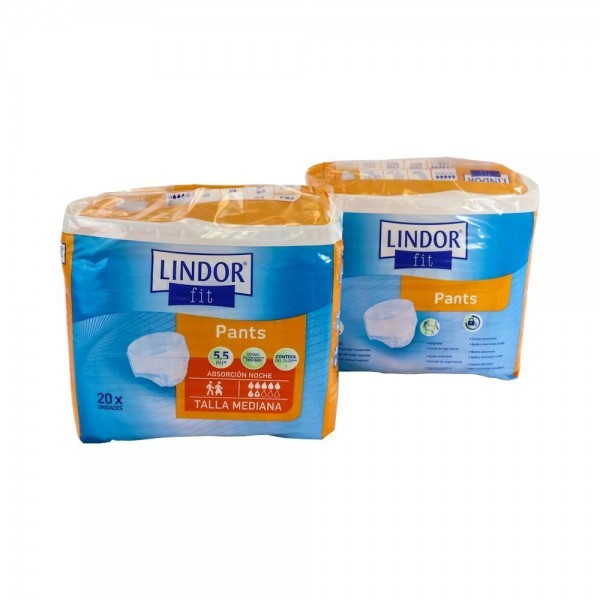 Pañal Inco Lindor Fit Pants Noche Med 80 U