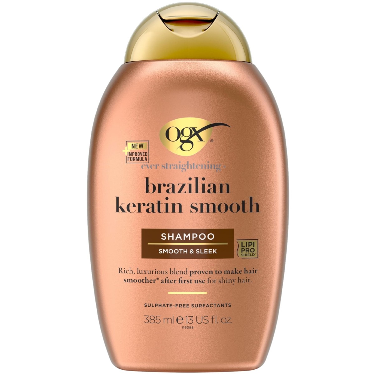 OGX CHAMPU KERATINA BRASIL 385ML
