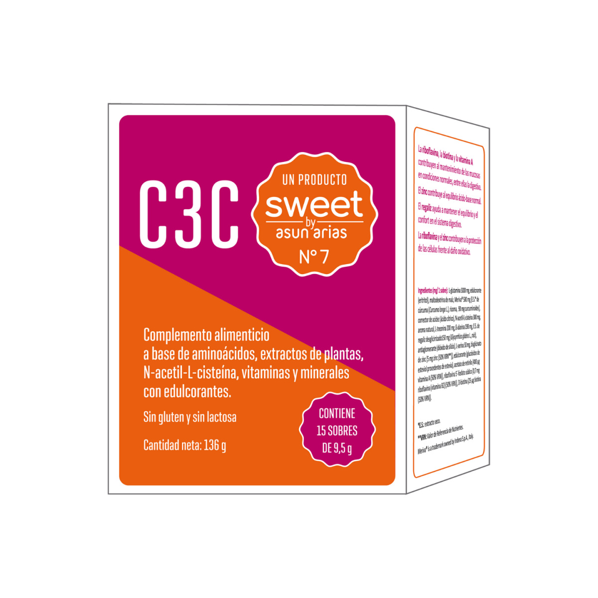 C3C CICATRIZANTE INTESTINAL SWEET 15 SOBRES