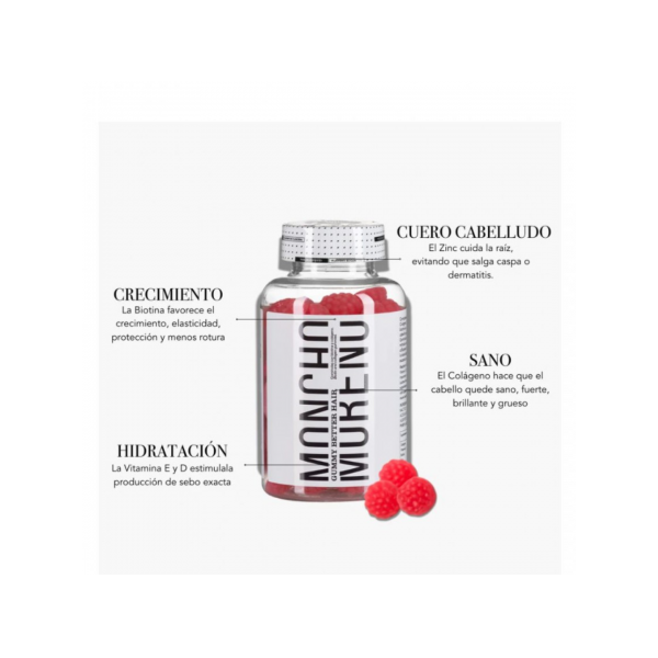 GUMMIES ANTICAIDA LOSS NO MORE MONCHO MORENO 60U