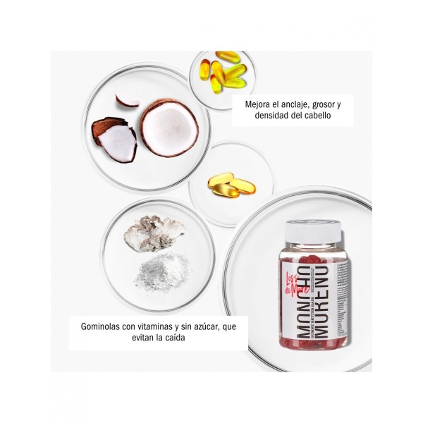 GUMMIES ANTICAIDA LOSS NO MORE MONCHO MORENO 60U