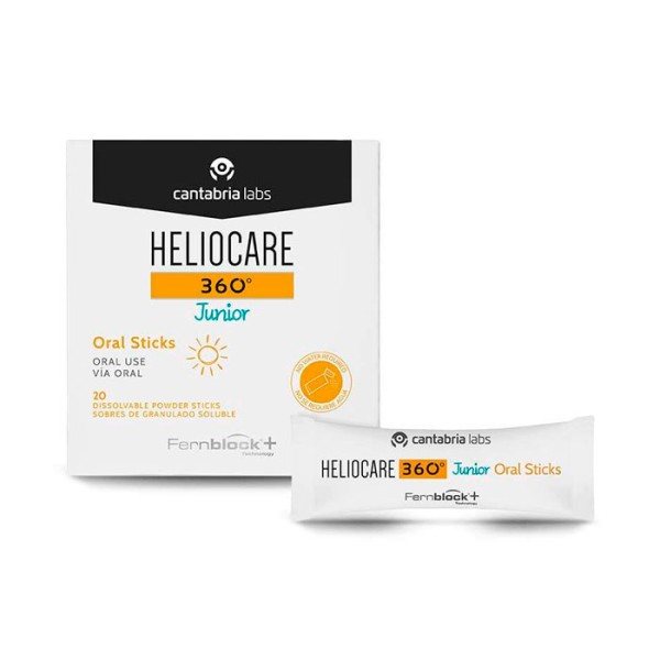 HELIOCARE 360 JUNIOR ORAL STICKS 20X1 GR