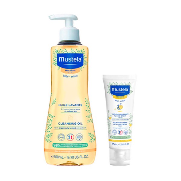 PACK ACEITE+ CREMA CARA MUSTELA
