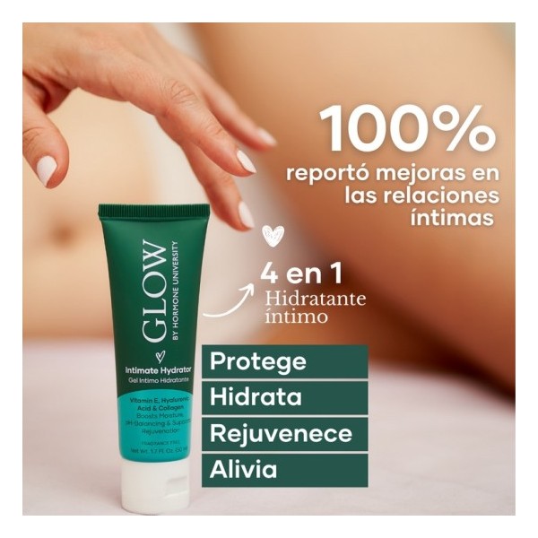GLOW BY HORMONE UNIVERSITY HIDRATANTE INTIMO 4 EN 1