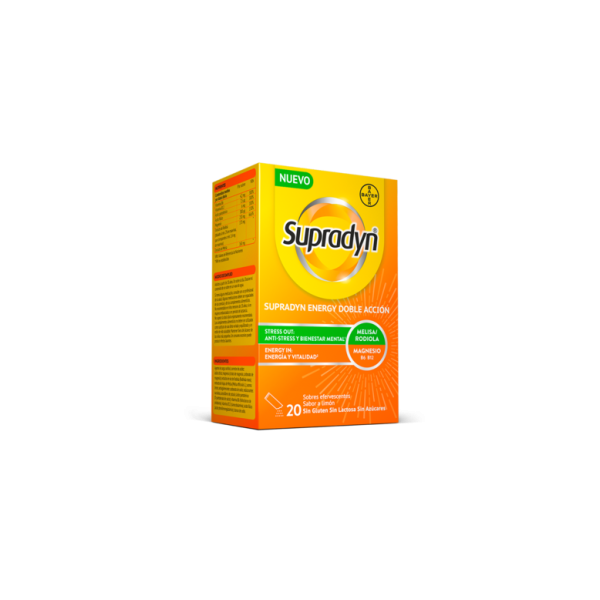 SUPRADYN ENERGY DOBLE ACCION  20 SOBRES EFERVESCENTES