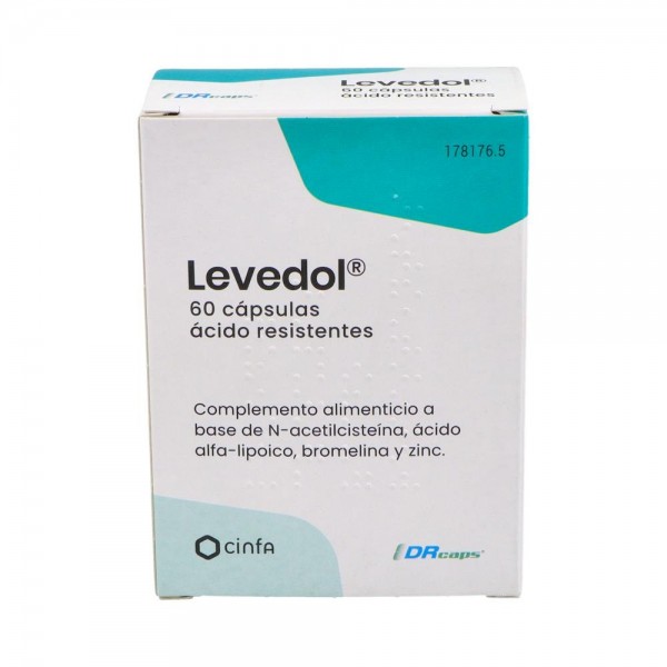 Levedol 60 Comp Acido Resistentes