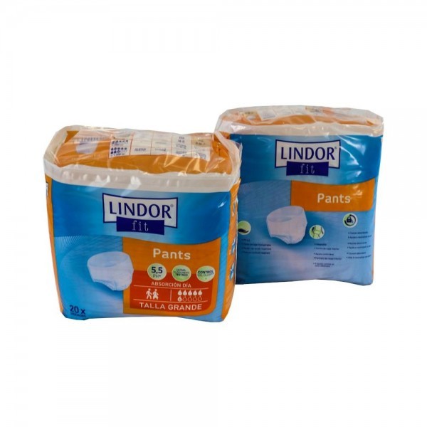 Pañal Inco Lindor Fit Pants Dia Grande 80 U