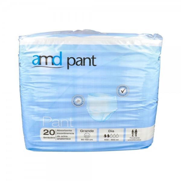 Pañal Amd Pants Talla Grande Dia 40 U