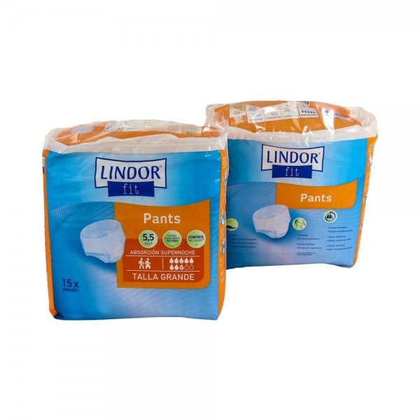 Pañal Inco Lindor Fit Pants Gde S Noche 60 U