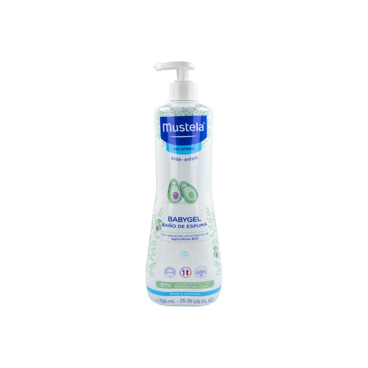 Mustela Babygel Espumoso 750 Ml